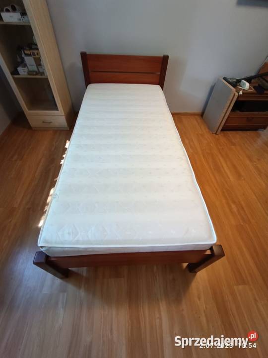 Łóżko jednoosobowe Bodzio 90200 stelaż materac