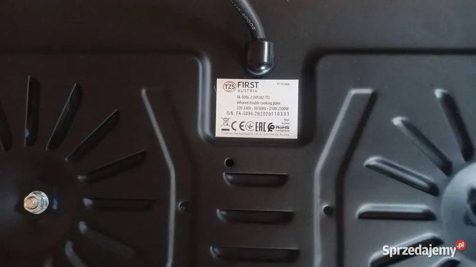 Kuchenka elektryczna First Austria FA 50962 lubelskie Zamość