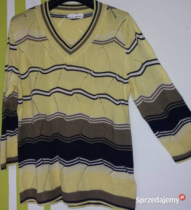 LXL4648 Nowy wygodny sweter Helena Vera Wkładane przez głowę  Swetry i golfy