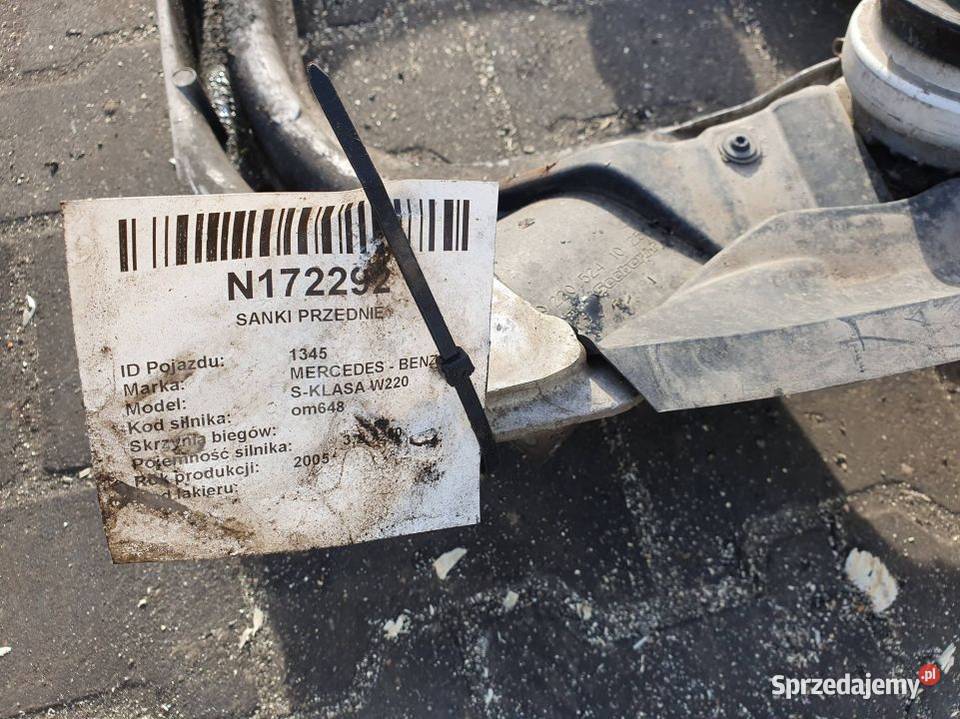 SANKI PRZEDNIE MERCEDES BENZ SKLASA W220 osobowe Lipno