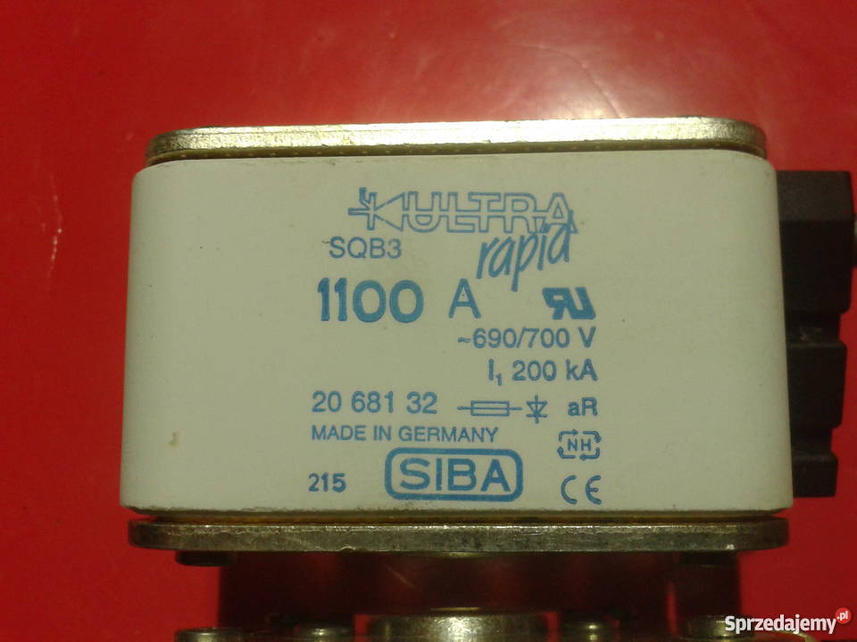 SIBA SQB3 semiconductor fuse Gołębiewo sprzedam