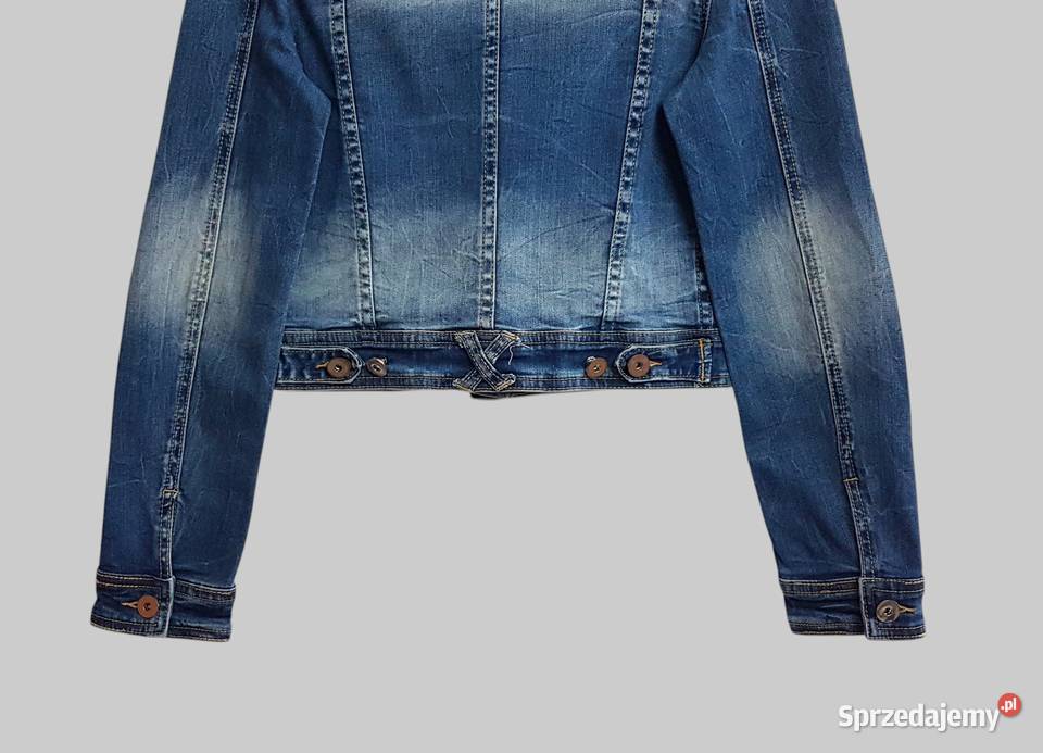 Damska kurtka jeansowa katana ciemno granatowa Wiosenna/Jesienna  Chrzanów