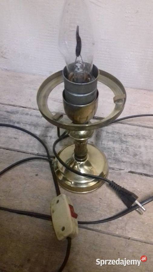 Stara lampka świecznik lampa zabytek PRL Dąbrowa Górnicza