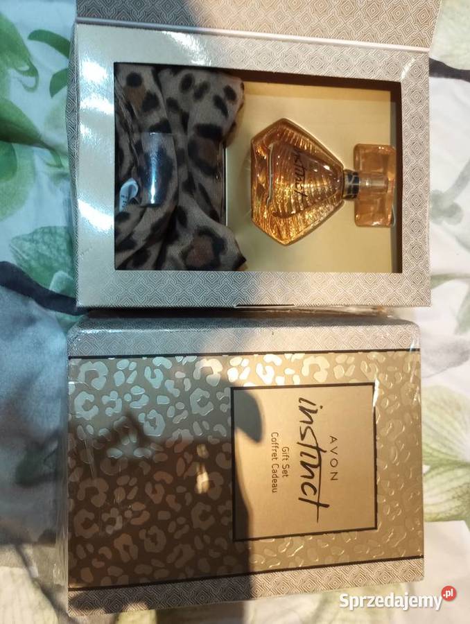 Avon instinct 50 ml plus szalik panterka Unikat Perfumy i wody Wrocław