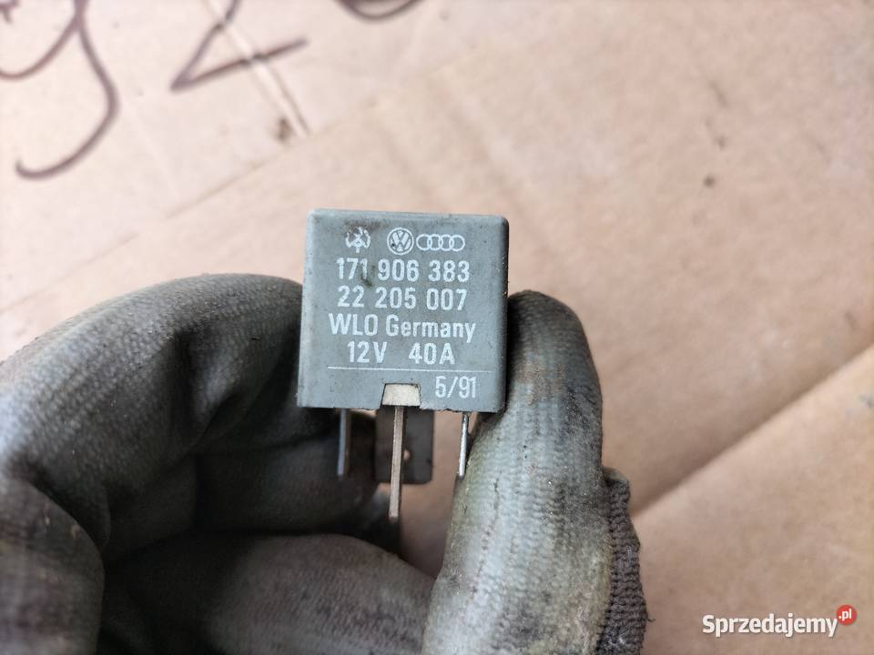 PRZEKAZNIK AUDI VW SEAT SKODA 1 171906383 przekaźniki Kamień-Kolonia