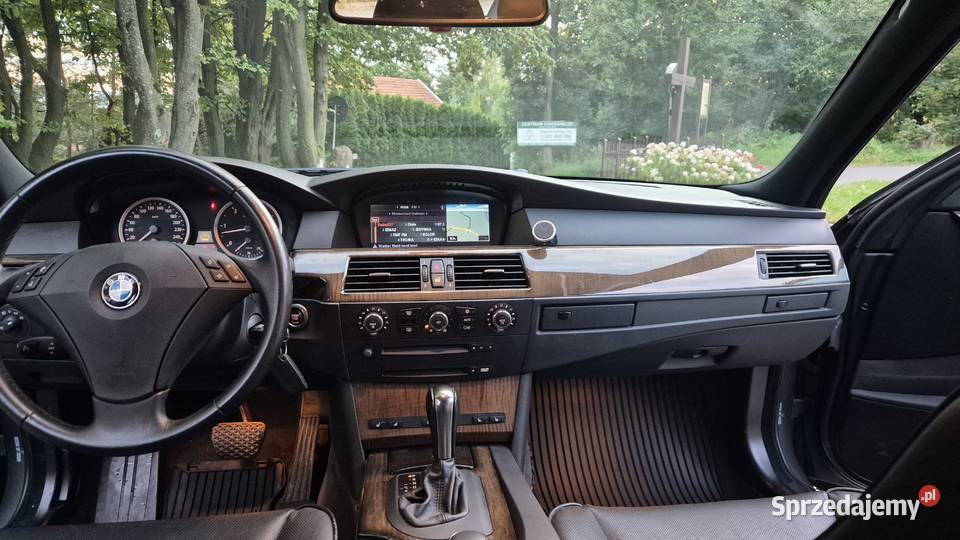 BMW E60 525D SUPER STAN FULL ORYGINALNY NISKI elektryczne lusterka