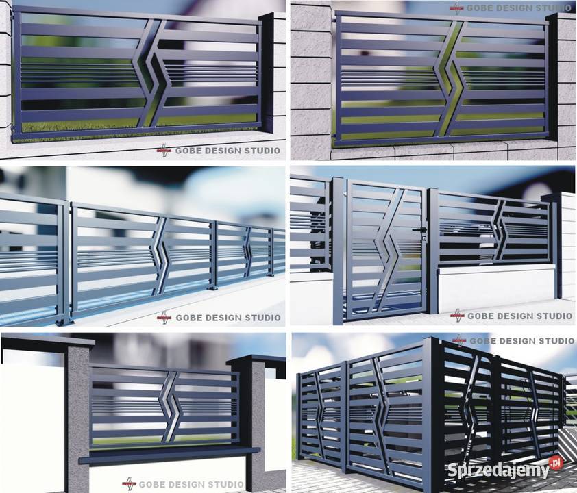 Ogrodzenia na bloczki systemowe i słupki stalowe Nieborowice