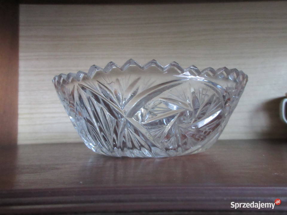 Ozdobne kryształy półmiski salterki Słupca