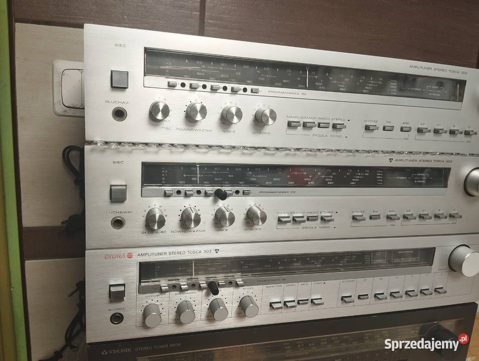 Amplituner Radio stereo Toscqa AWS 303 renowacji Wzmacniacze i pokrewne Zabrze sprzedam