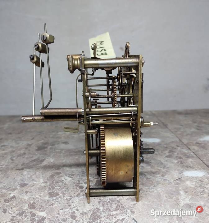 M159 Mechanizm starego zegara ściennego Gustav Tczew