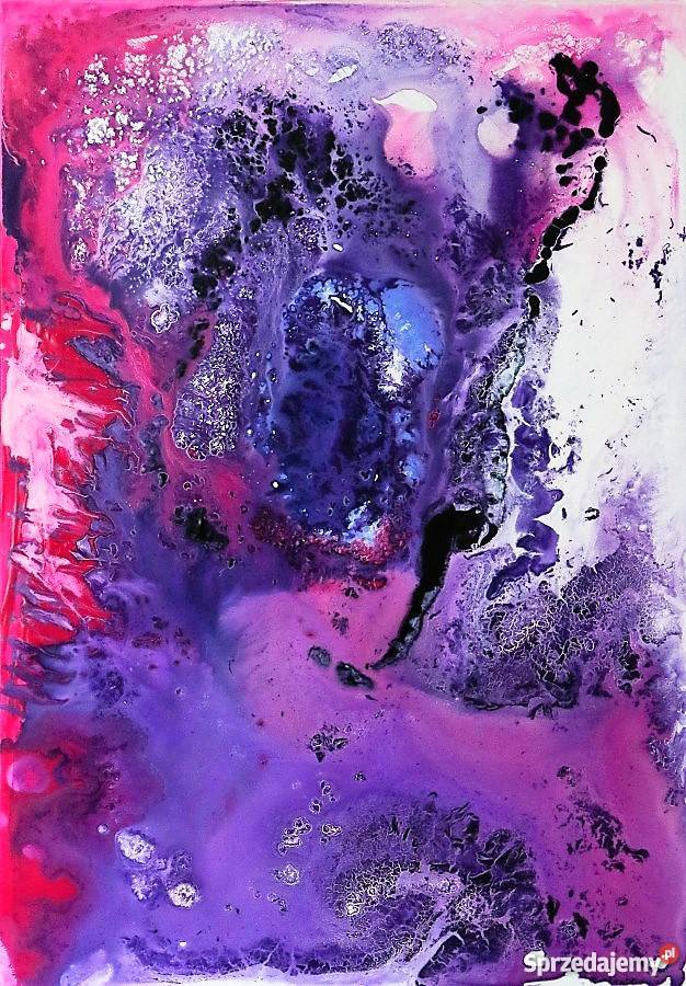 WE WNĘTRZU RÓŻOWEJ MGŁAWICY obraz 100x70 Katowice sprzedam