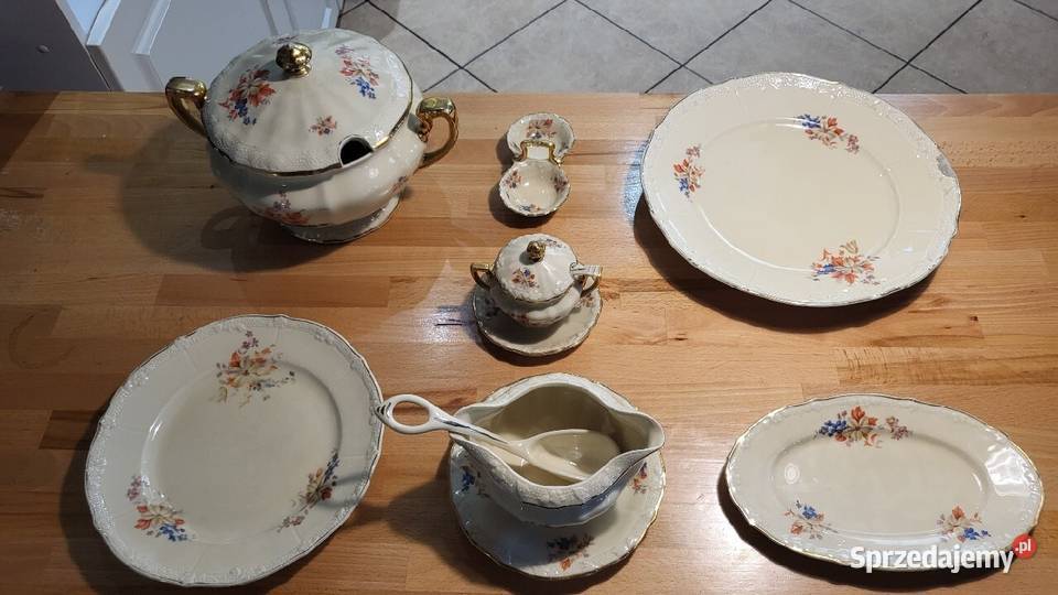 Stara piękna śląska porcelana Huta Franciszka Bytom