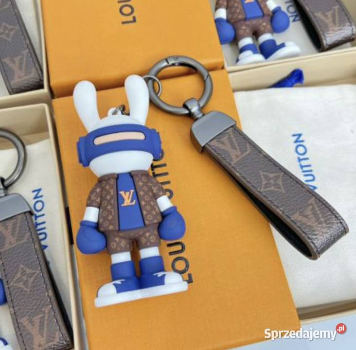 Brelok do kluczy LV Louis Vuitton monogram skóra Uniseks Kraków sprzedam