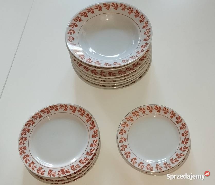 porcelana chińska z białym dekorem ostrokrzewu Warszawa
