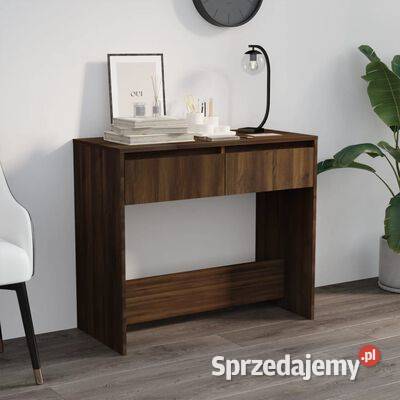 vidaXL Stolik konsolowy brązowy dąb 89x41x765 Warszawa
