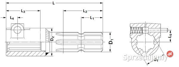 Przedłużka wału 138 Z6 138 Z6 L160 mm 405001021 sprzedam