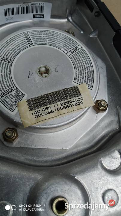 Poduszka powietrzna kierowcy Mercedes W210