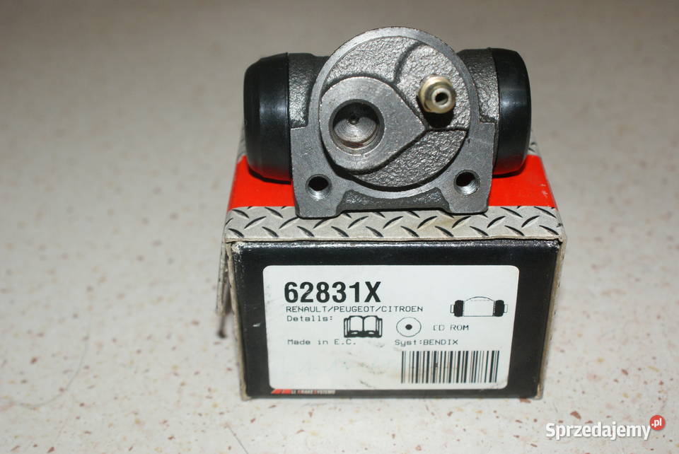 62831X ABS CYLINDEREK HAMULC RENAULT CLIO 9098 osobowe Części Białobrzegi