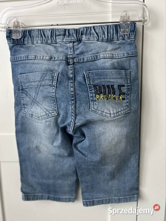 Krótkie jeansowe spodenki 128 spodenki Wyszków