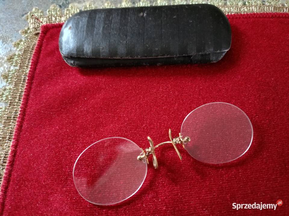 Zabytkowe Binokle Stare Okulary Drawski Młyn