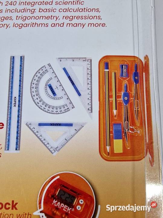 Kalkulator naukowy Kapek zestaw matematyczny Wołomin