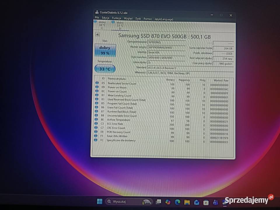 Kompletny Zestaw gamingowy Ryzen 5 RX 6600 Liczba rdzeni procesora 6 Zambrów sprzedam