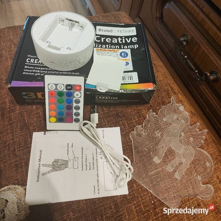 Lampka nocna z Jednorożcem Piaseczno