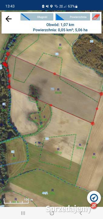 Sprzedam ziemię rolną 105ha Popielewo Gm