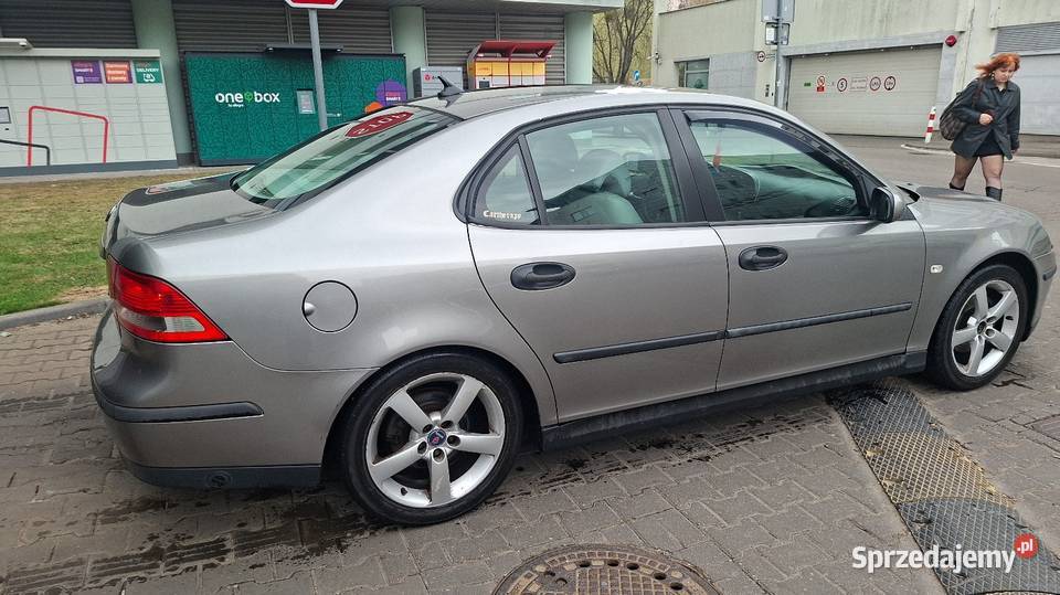 SAAB 93 18 BENZYNA LPG 2004 CD 9-3 mazowieckie Warszawa