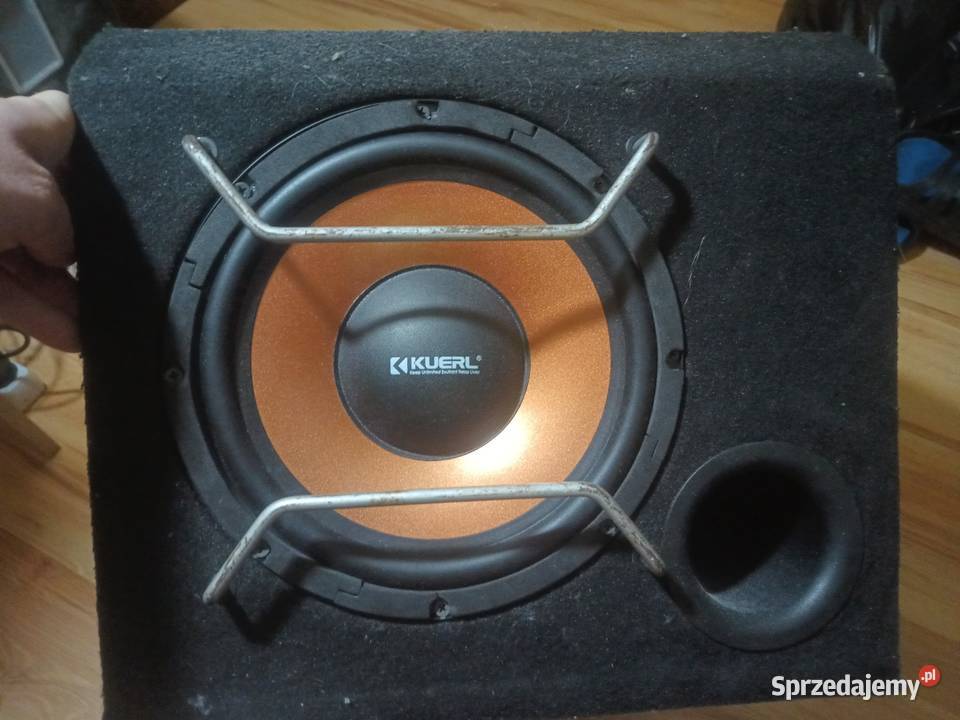 Skrzynia basowa z nowym głośnikiem Pozostałe Ostrów Wielkopolski
