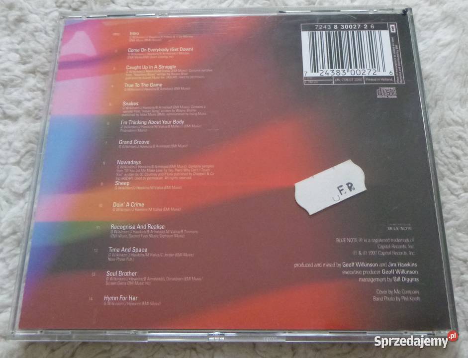 Płyta CD Us3 Broadway 52nd Płyty i kasety Kultura i Rozrywka mazowieckie Warszawa