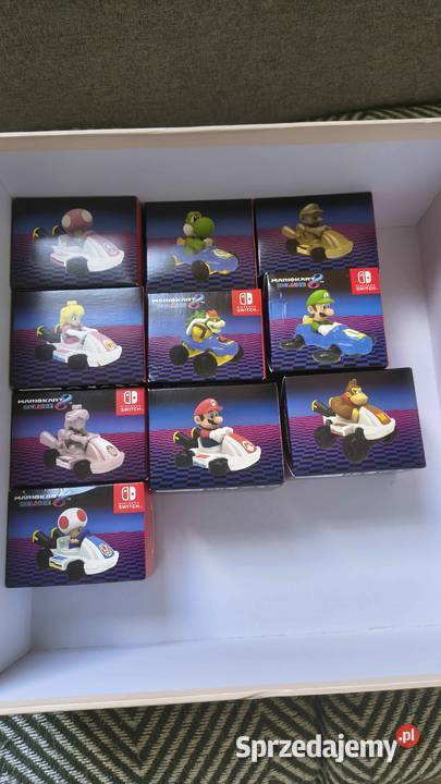 Pełny Zestaw Figurek Mario Kart McDonalds 10 Łódź