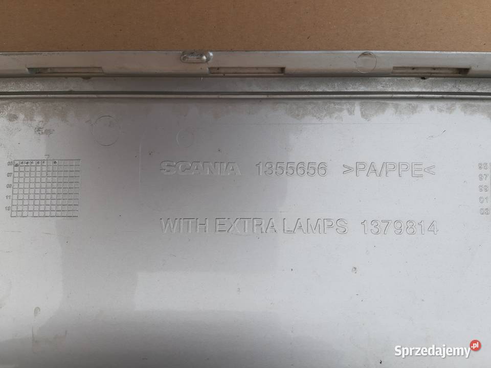 SCANIA R BLENDA OSŁONA PRZECIWSŁONECZNA 1355656 ciężarowe Trzciel
