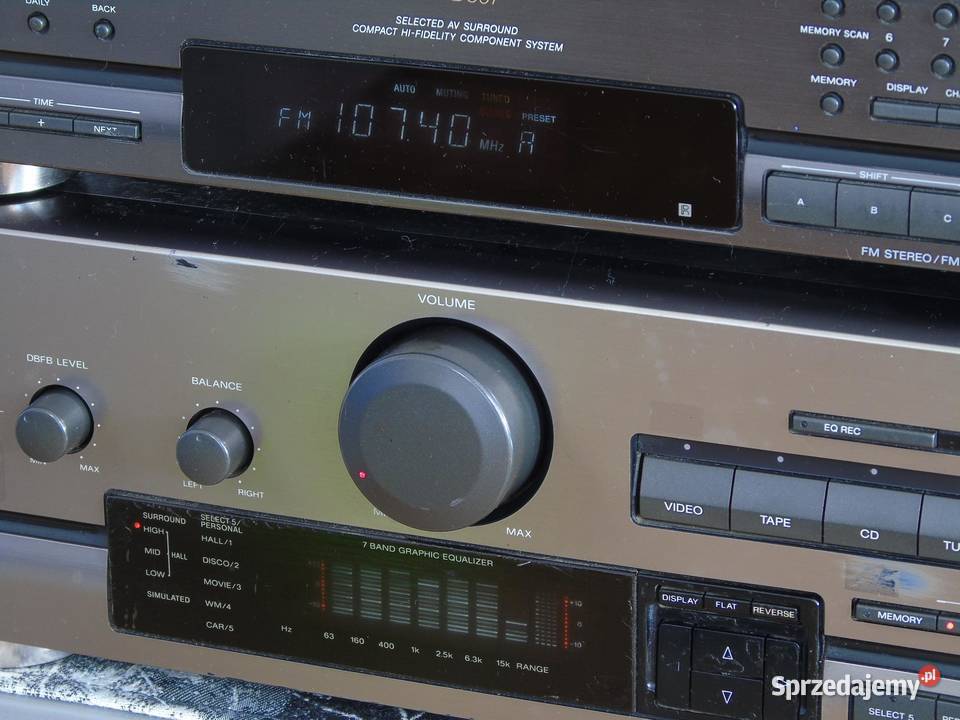 Wzmacniacz radio i korektor graficzny Sony Jasło