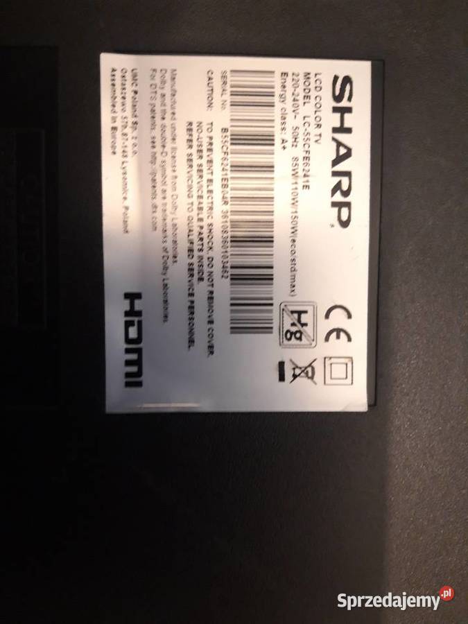 Sharp Aquos 55 części Gliwice