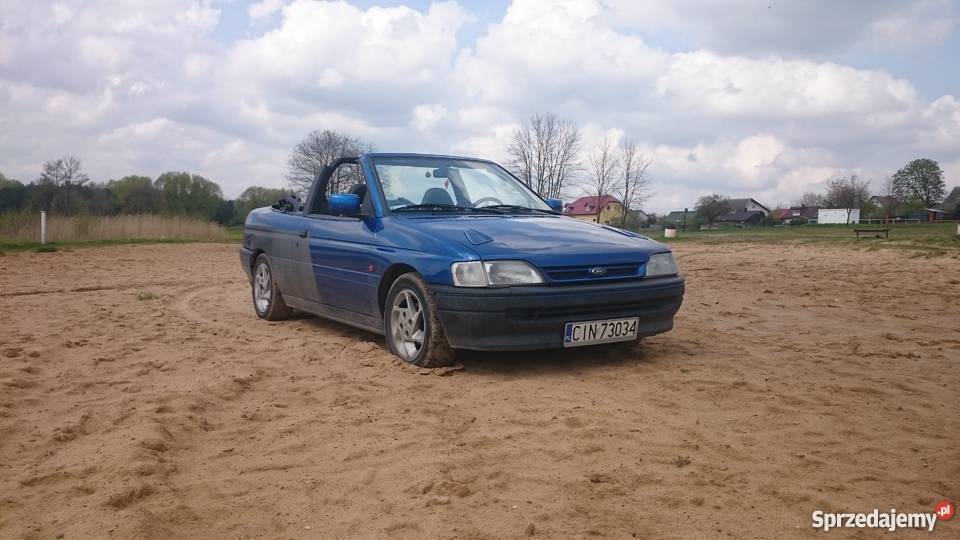 Ford Escort cabrio śliczny skóra gaz zabawka na 2/3