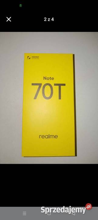 Sprzedam nowiutki realme note 70 t na gwarancji