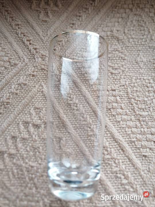 Szklankaszklaneczka ze złotym paskiem wys12 Łódź sprzedam