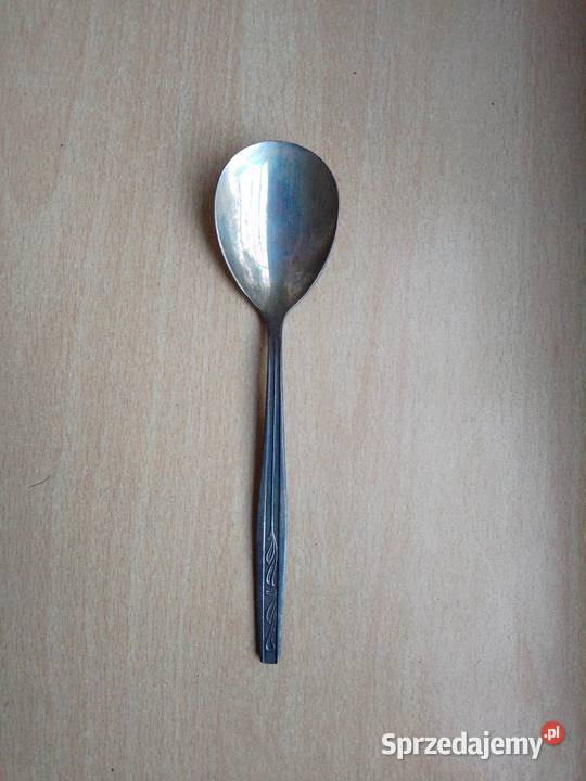 Stara łyżeczka posrebrzana do cukru