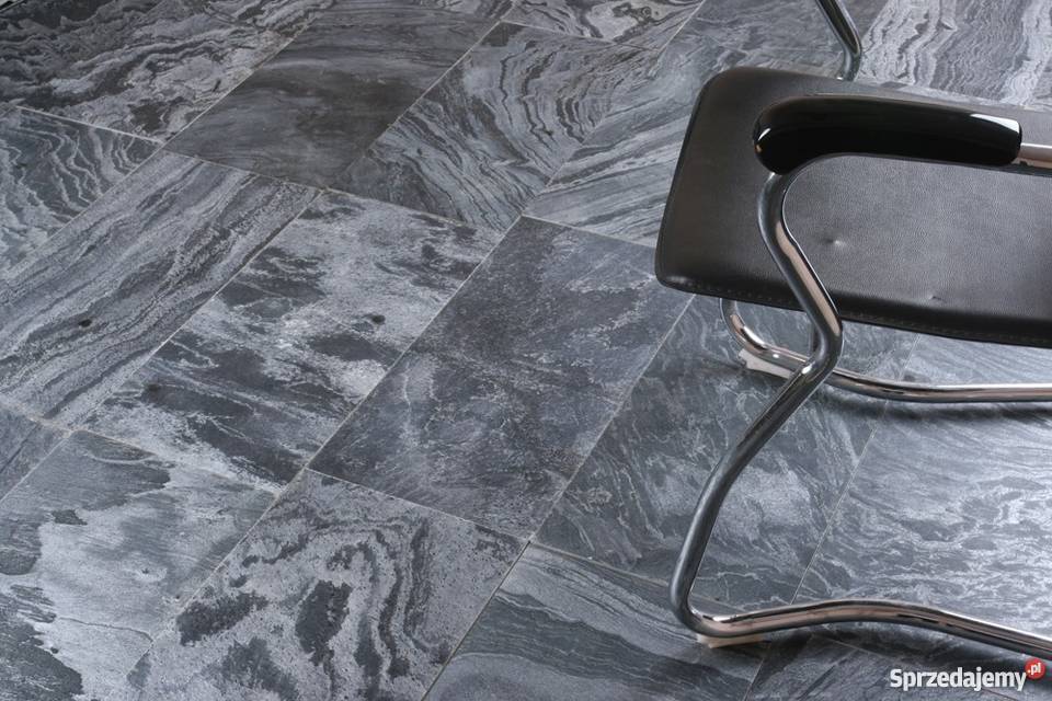 Kamień naturalny Łupek szlifowany Silver Grey Lublin