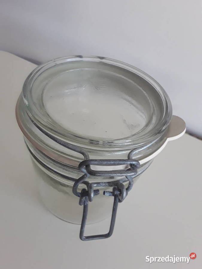 Szklany słój 350 ml z zapinaną uszczelnioną Warszawa