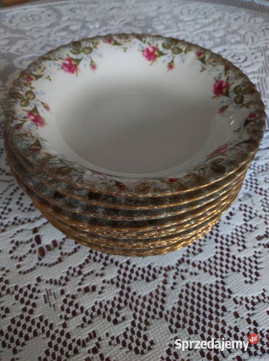 głęboki obiadowy talerz na zupę porcelanowy Kielce sprzedam