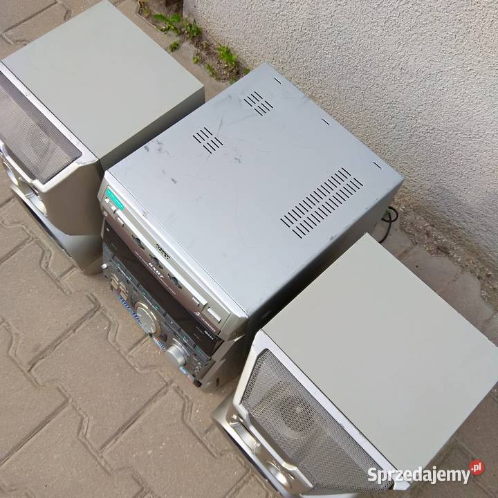 Potężna Sony MHCRXD7 wieżamega brzmieniekorektor Świebodzice