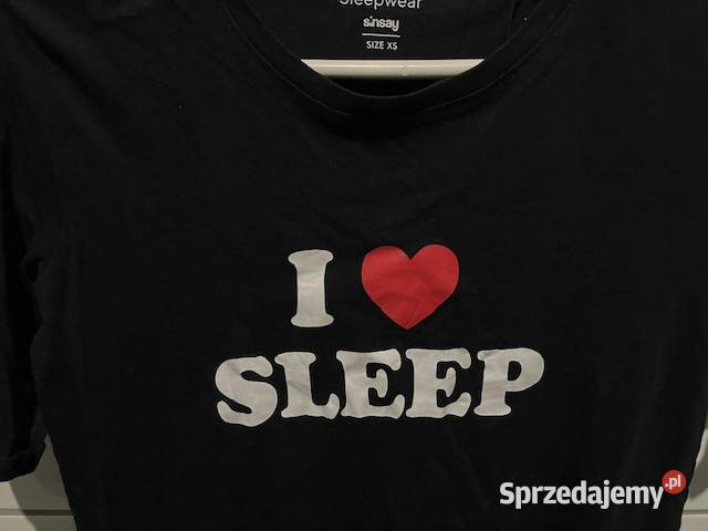 czarna piżama koszula nocna sinsay xs 34 100 Toruń