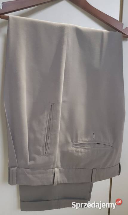 XL męskie spodnie garniturowe eleganckie lejące Kielce sprzedam