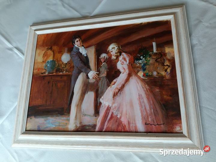 Obraz olejny malarza Fred Laurent 19221995 The wielkopolskie Poznań