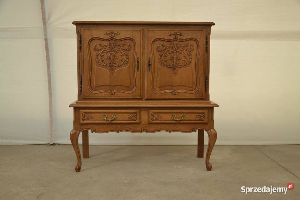komoda ludwikowska pomocnik Antyki, Sztuka, Kolekcje Poddębice