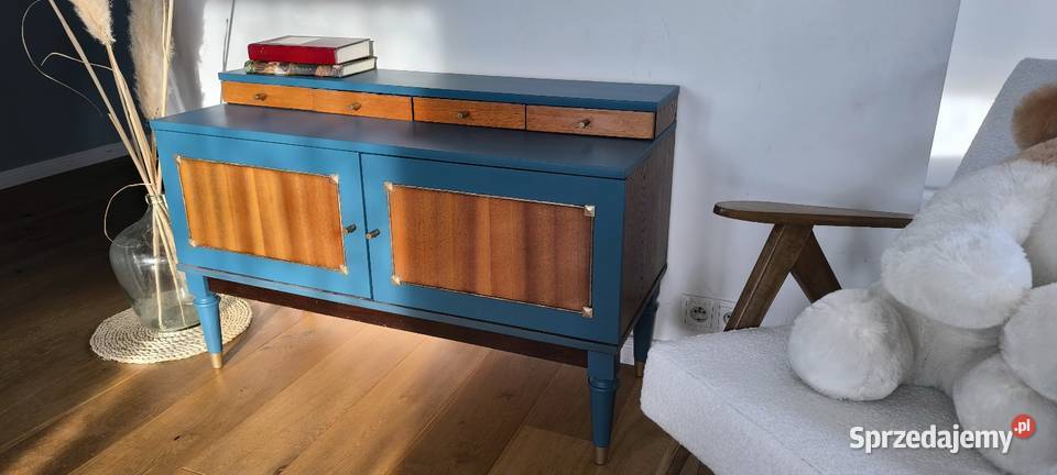 Piękna komoda pomocnik PRL lata 70 Łódź sprzedam
