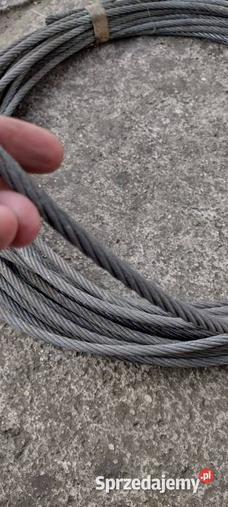 Liny stalowe 8mm 6mm 4mm nowe kujawsko-pomorskie Wylatowo