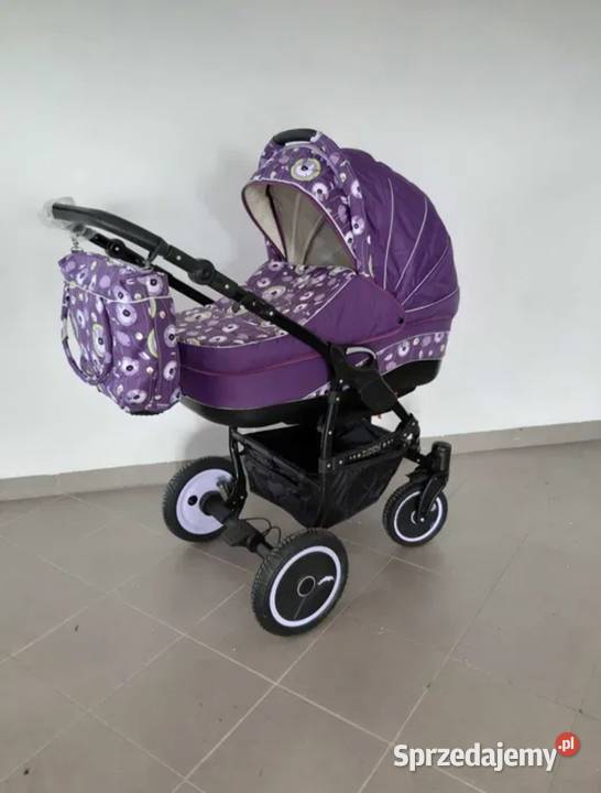 Wózek dziecięcy 2w1 NOWY Fioletowy różowy Częstochowa
